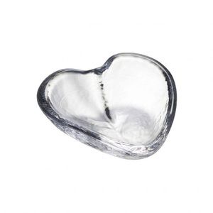 Simon Pearce Glass Heart Dish